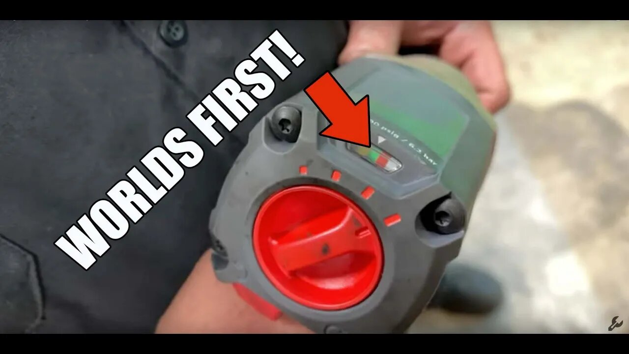 Ingersoll Rand Impact with the Worlds First On-board Air Pressure Gauge