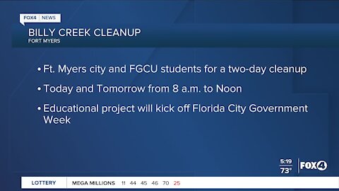 FGCU and City of Fort Myers two day cleanup