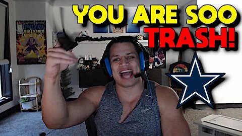 Tyler1 Flames Dallas Cowboys