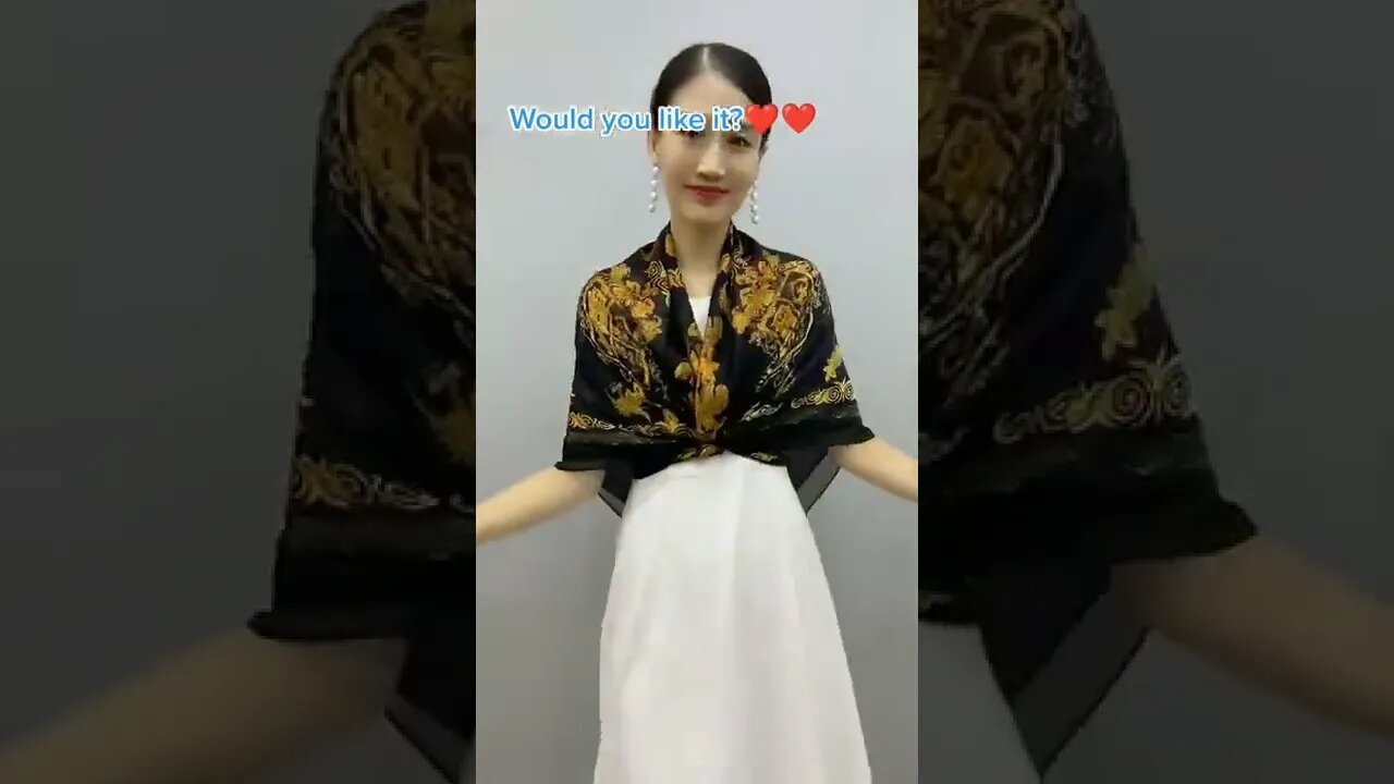 ๐Beautiful Scarf Top Style!! #ํจ์
ํ #Shorts #tips #korean #์๋
๋ค #ํ