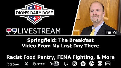 Springfield: The Breakfast Video From My Last Day There, Racist Food Pantry, FEMA Fighting, & More
