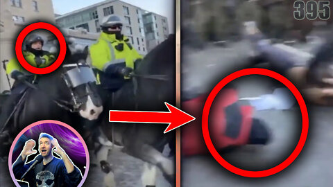 WATCH: Police Horses Trampling Canadian Trucker Protestors | Convoy LIVE – Johnny Massacre Show 395