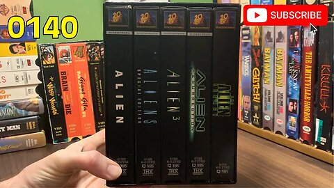 [0140] ALIEN Franchise Boxed Set [INSPECT] [#alien #aliens #alienVHS #alienboxedsetVHS]