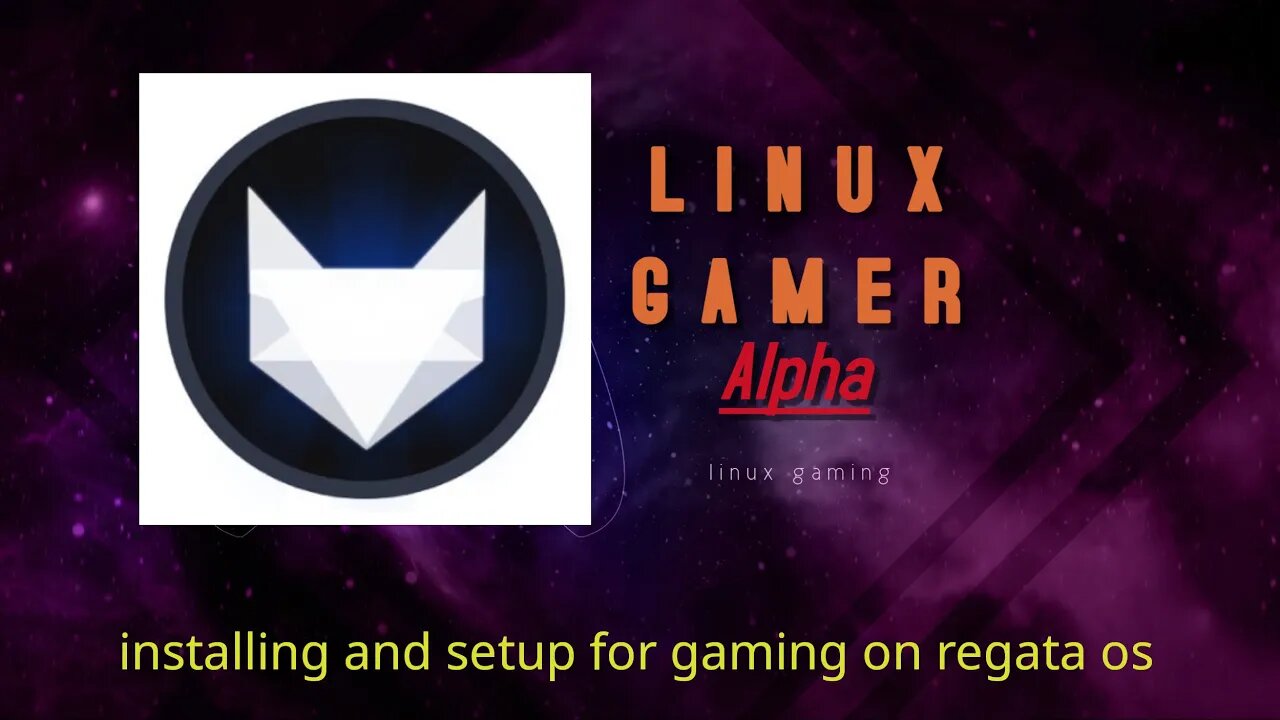 installing and setup for gaming on regata os