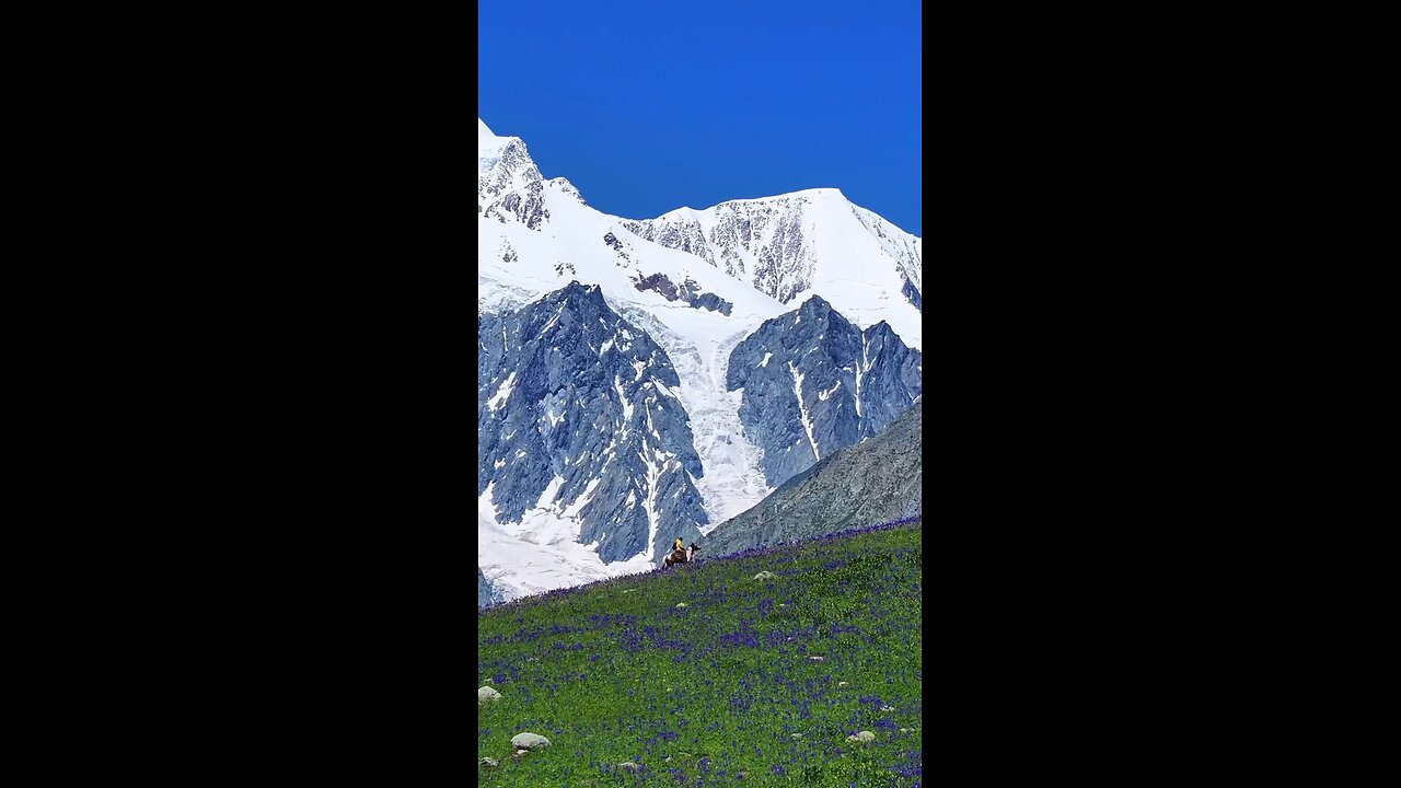 Majestic Mount Belukha, Kazakhstan.