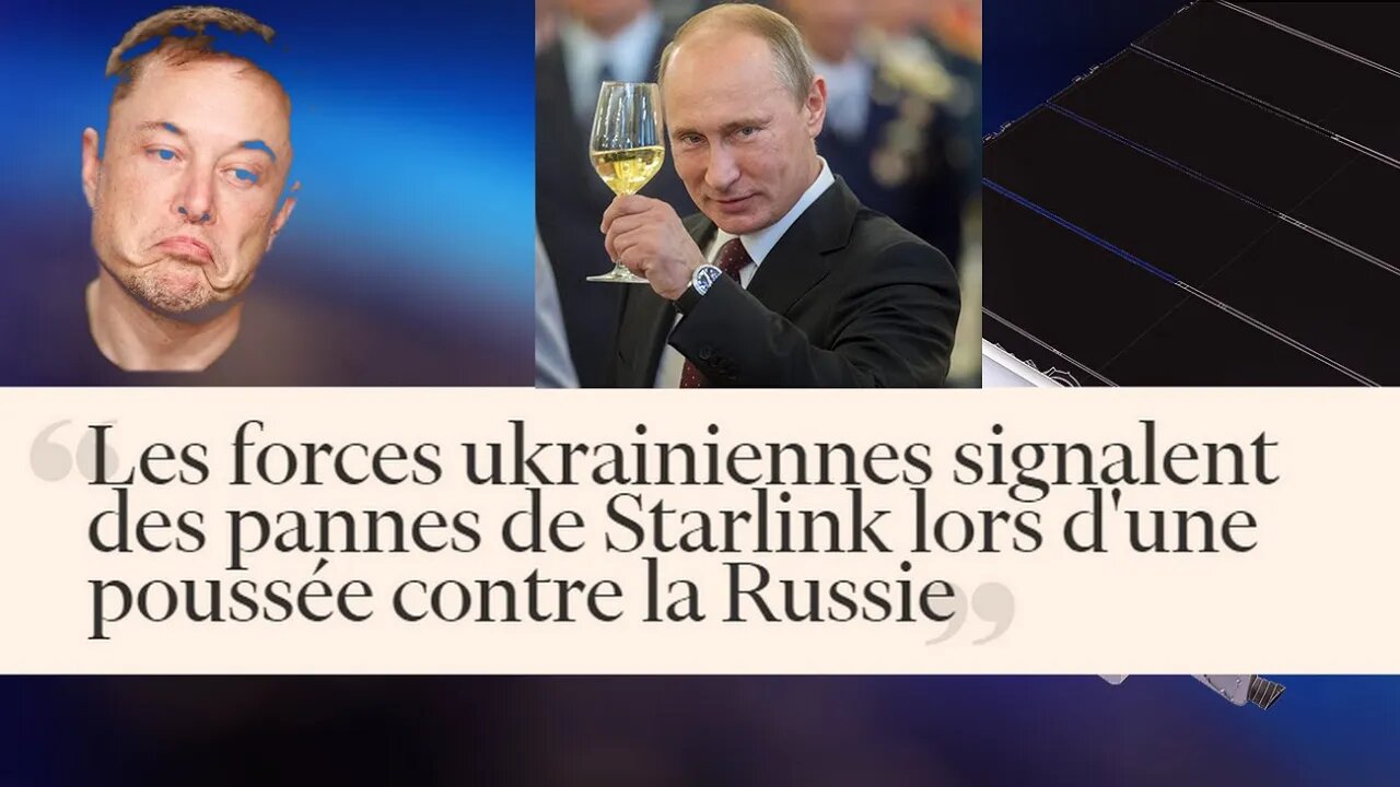 #Ukraine: Musk l'agent US "Starlink" VS "Tirada-2S" l'arme de la Russie à suivre
