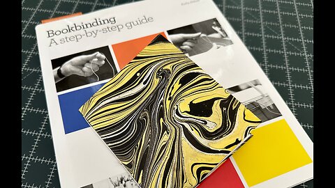 Making A Paper Covered Single Section Binding | Following Kathy Abbot's First Project In Her Book