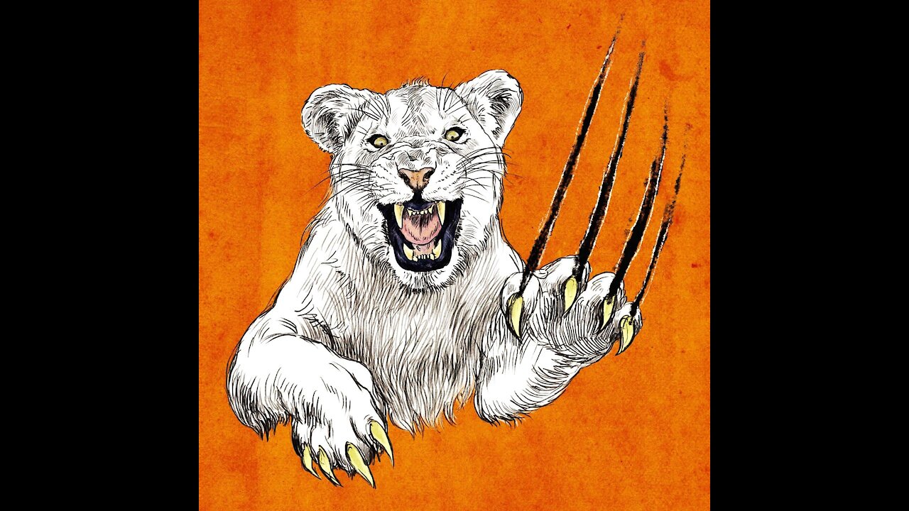 Zoey The White Lioness - Song Of Angst (Lyric Video)