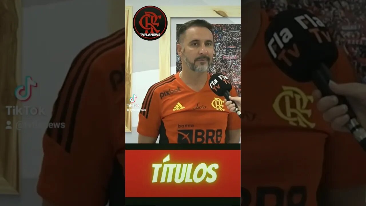 VÍTOR PEREIRA RESPONDE PORQUE O FLAMENGO? POR TÍTULOS ❤🖤🏆