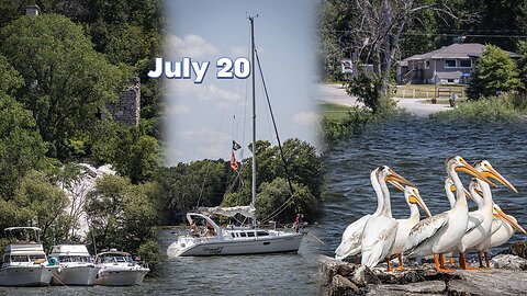 Boating North end of Lake Winnebago July 20 2024