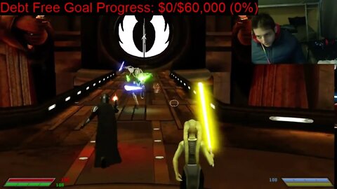 Mandalorian VS General Grievous In A Battle With Commentary In Star Wars Jedi Knight Jedi Academy
