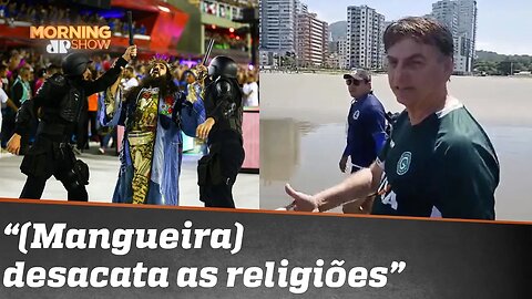 Presidente Bolsonaro critica enredo da Mangueira