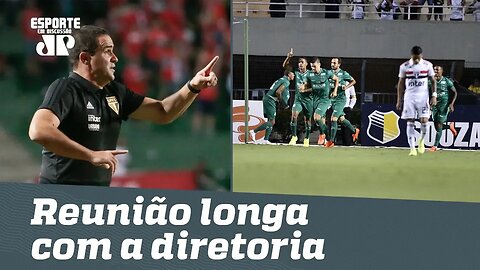 Jardine e jogadores tiveram reunião longa com diretoria