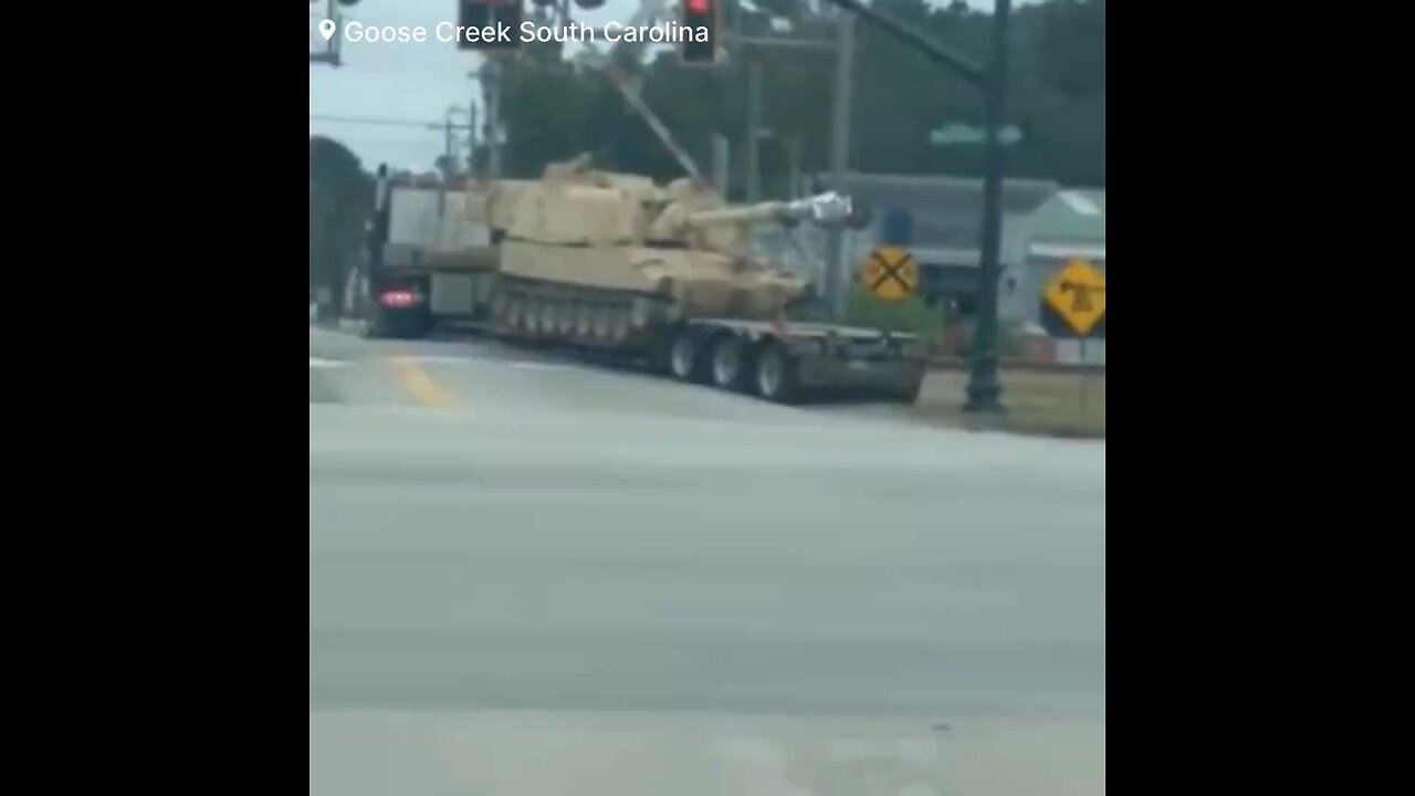 CSX Freight Train CRASHES into Semi-Truck Carrying Military Tank