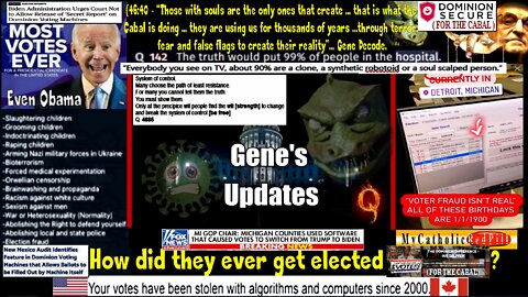 Gene's Updates. The Great Election Sting! Part 25. B2T Show Dec 12, 2020 (IS)