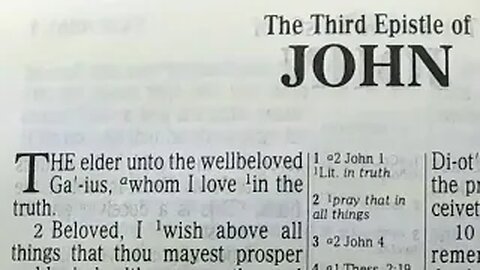 The Third Epistle of John