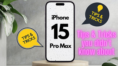 iPhone 15 Pro Max Tips & Tricks you didn't know about! (2024)