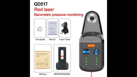 GVDA Laser Level Mobile Bracket Alignment Drilling Tools Electric Suction