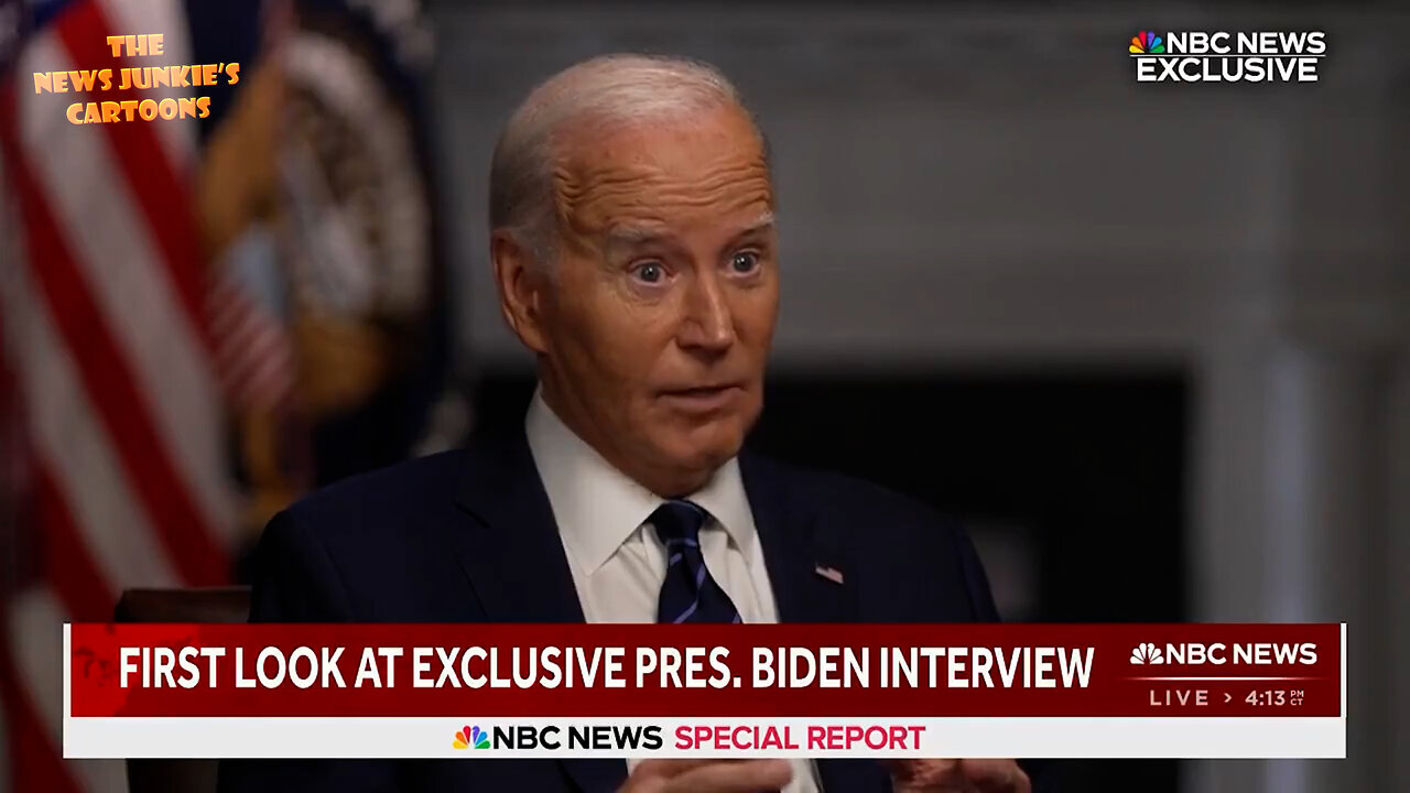 NBC: What you said could incite people who are not balanced. Biden: "I have not engaged in that rhetoric." You called President Trump "an existential threat" and said it's time to put him "in the bullseye." Biden mumbles
