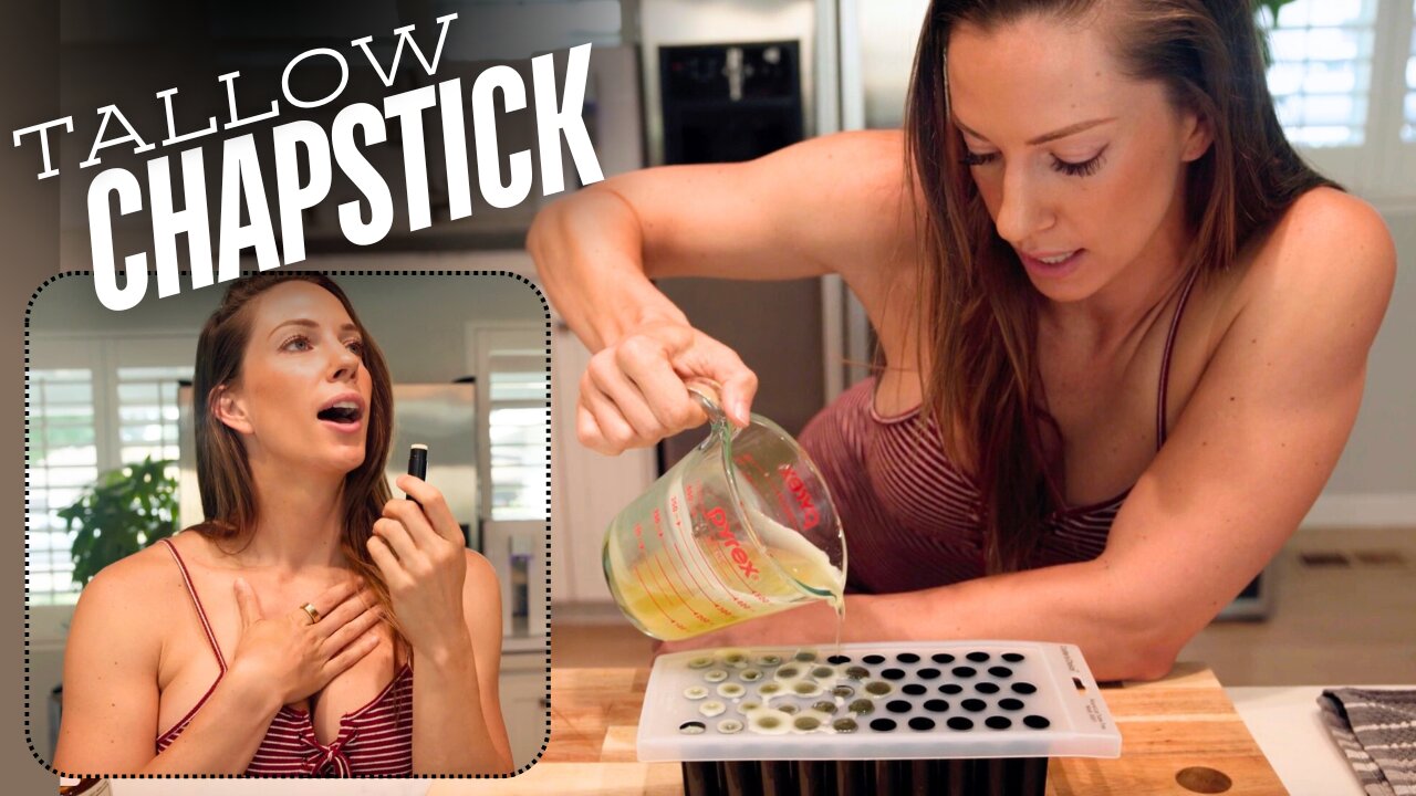 I Tried Making Tallow Chapstick!