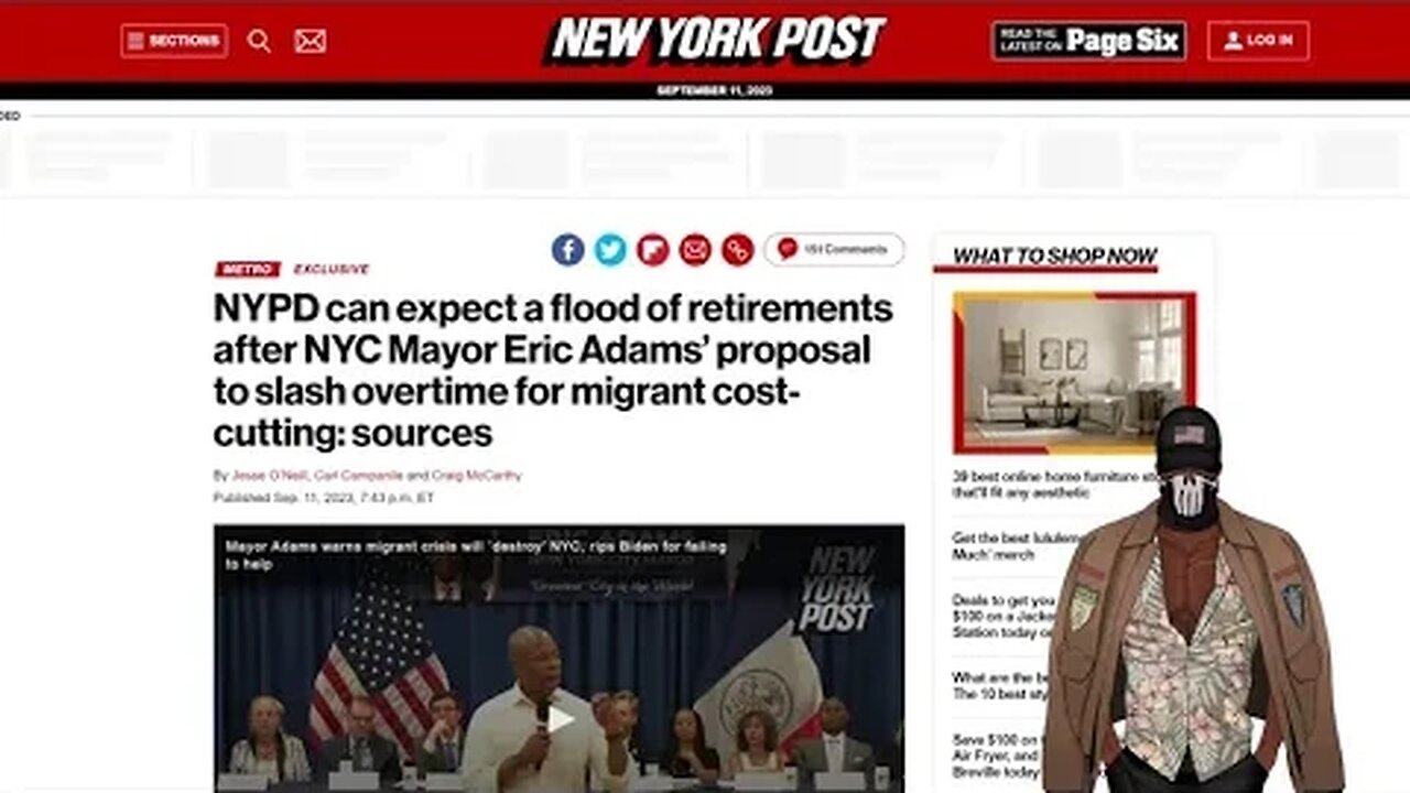 Mayor Eric Adams Admits Illegal Immigration Is Destroying NYC