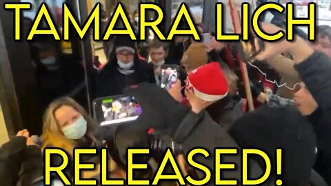Tamara Lich Released From Jail (Monday March 7, 2022) Live Footage