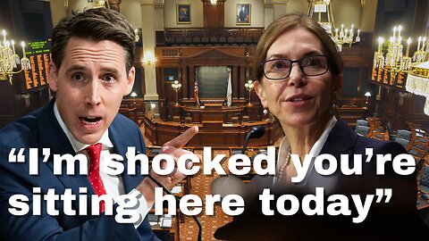 Senator Hawley DESTROYS Libs Over Trans Rights and Palestine