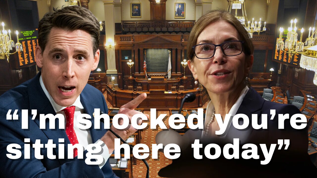 Senator Hawley DESTROYS Libs Over Trans Rights and Palestine