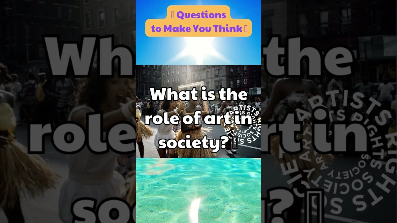 What is the role of art in society 🎨