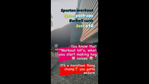 Spartan workout 🏋🏾‍♂️ men’s health vibe