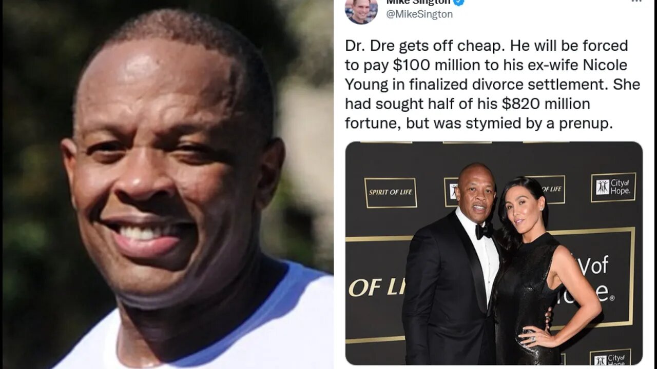 Rap Legend Dr Dre ORDERED To Pay Ex Wife $100M To End Divorce! She Got LESS Money Than She Wanted