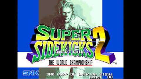 Super Sidekicks 2 soccer arcade game - Classic game