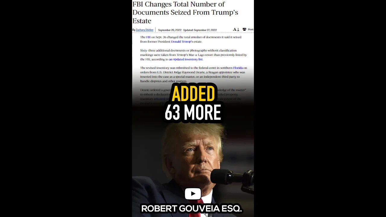 Trump Prosecutors ADDED 63 Items More #shorts
