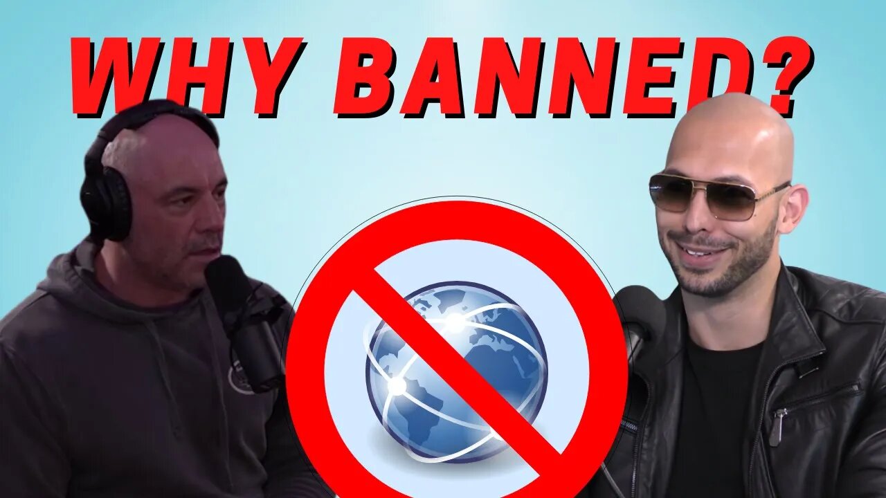 Joe Rogan: why Andrew Tate got banned from the internet - Joe Rogan Gives his opinion on Andrew Tate