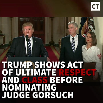 Trump Shows Act Of Ultimate Respect And Class