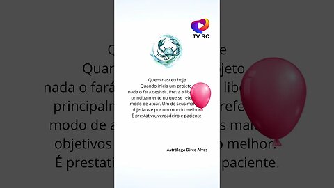 HORÓSCOPO DE #CÂNCER - #ANIVERSARIANTE DO DIA DE #HOJE 06/07/23 #shorts