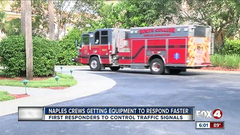 Green light controls aid Naples first responders