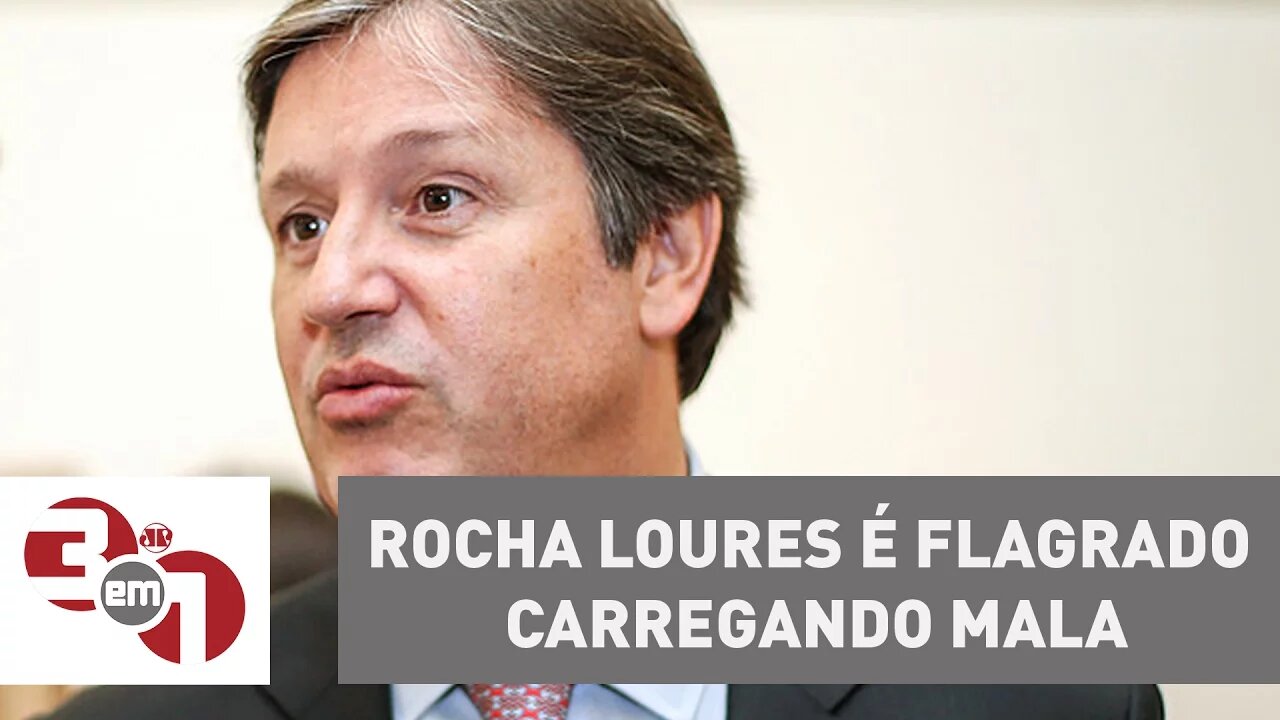 Deputado afastado Rocha Loures é flagrado carregando mala com dinheiro