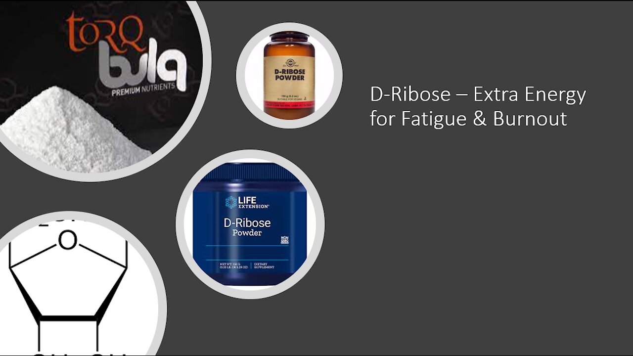 D Ribose Benefits Adrenal Fatigue & Mitochondria Support