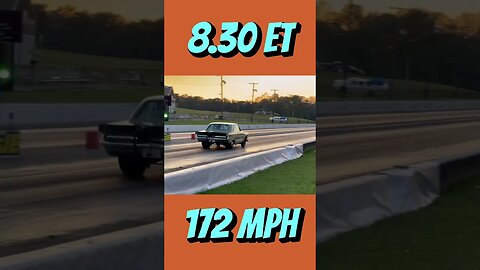 Holley Moparty - Turbocharged Dodge Dart - 8.30 at 172 MPH! #shorts