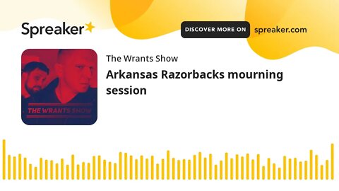 Arkansas Razorbacks mourning session