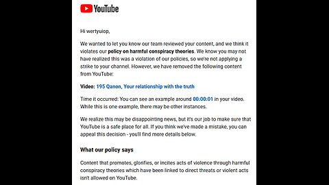 195 Qanon, Your relationship with the truth