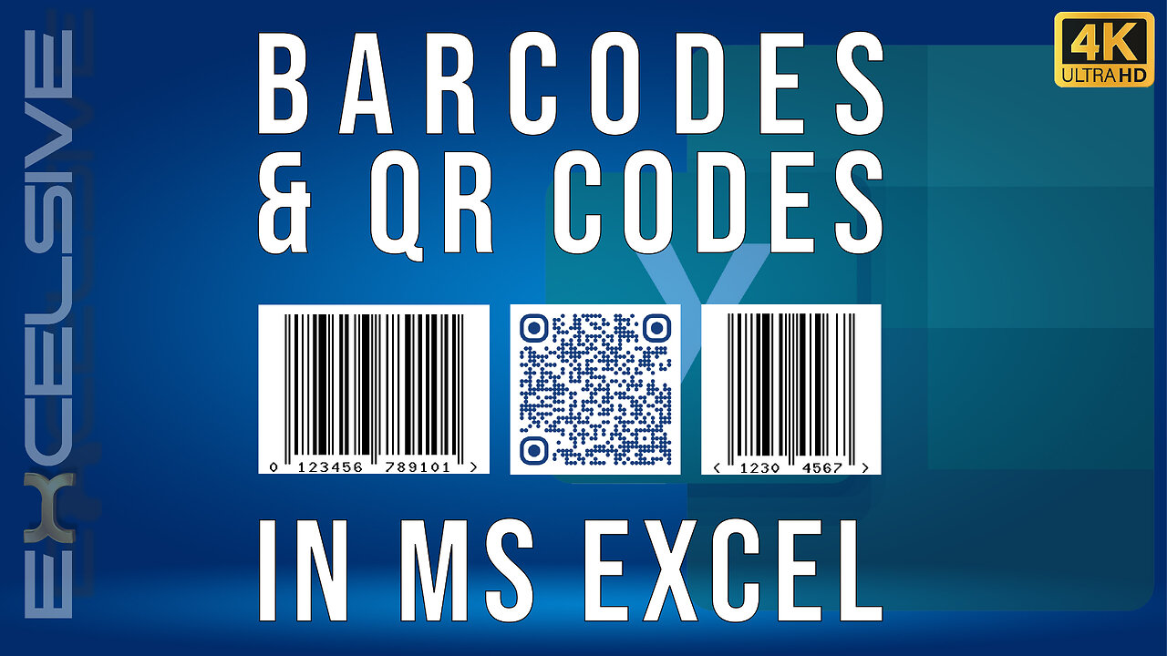 Bulk Barcodes & QR Codes in Excel (FREE & Easy Method!) Shorts#1