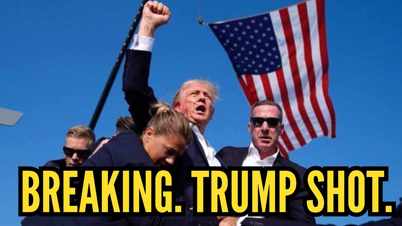 Trump SURVIVES Assassination Attempt. Shooter Down. Select VID CLIPS