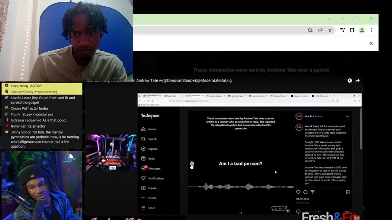 reaction to young don reborn about andrew tate