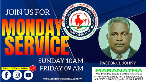 Bible Sermon by Benny Rajan on 17 October 2022