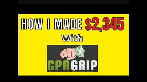 How to make $2345 with cpa marketing