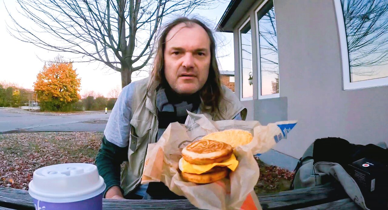 McDonald's Mighty McGriddle breakfast sandwich Review + Bonus