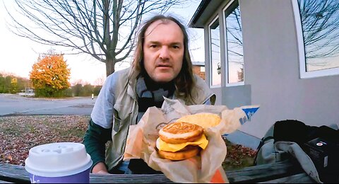 McDonald's Mighty McGriddle breakfast sandwich Review + Bonus