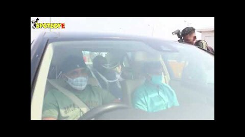 Varun Dhawan's Family with Natasha spotted leaving for Alibaug ahead of their wedding